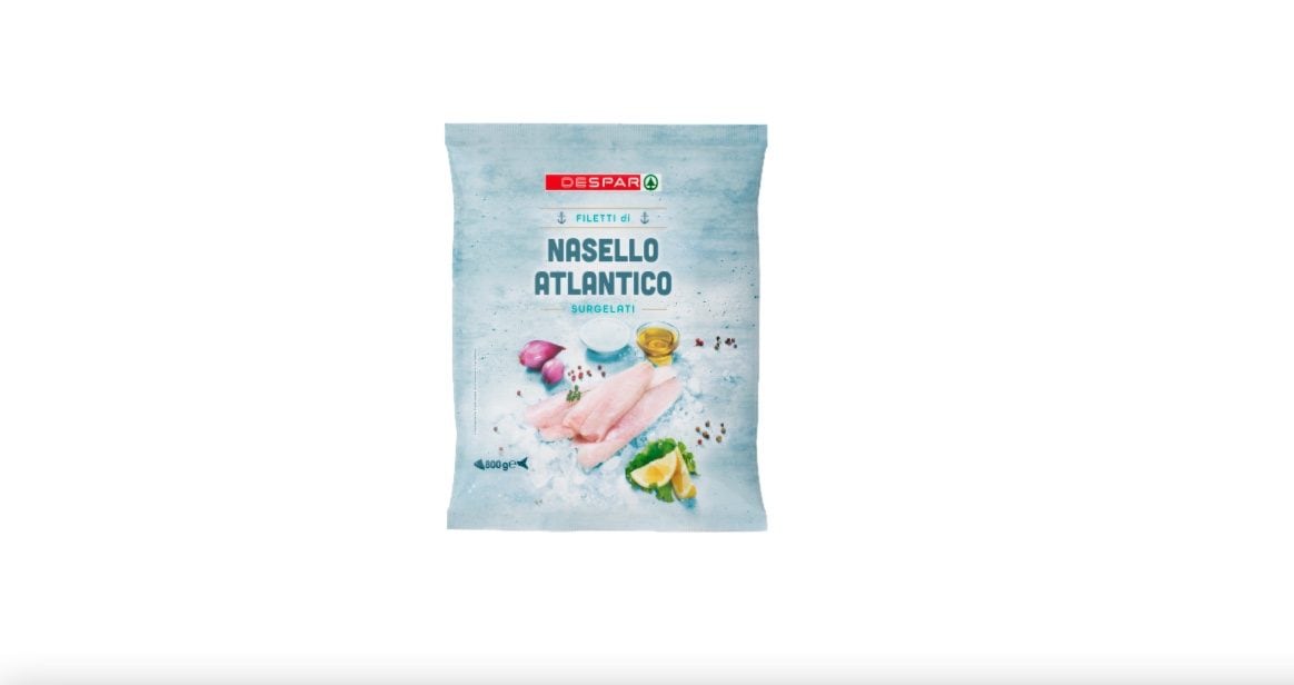 Despar richiama dai supermercati Filetti di nasello surgelati: “Possibili corpi estranei”