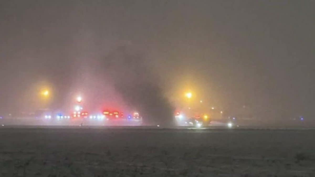 Il luogo dell’incidente aereo avvenuto nel Maine (Foto diffusa su X)