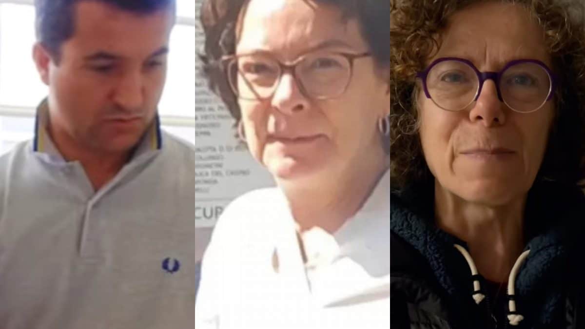 Emiliano Milza, Franka Ludwig e Simona Hirsch.