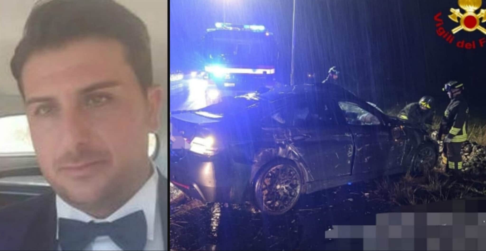 La sua Bmw si schianta contro un palo a San Vito dei Normanni: morto l'imprenditore Nicola Ippolito