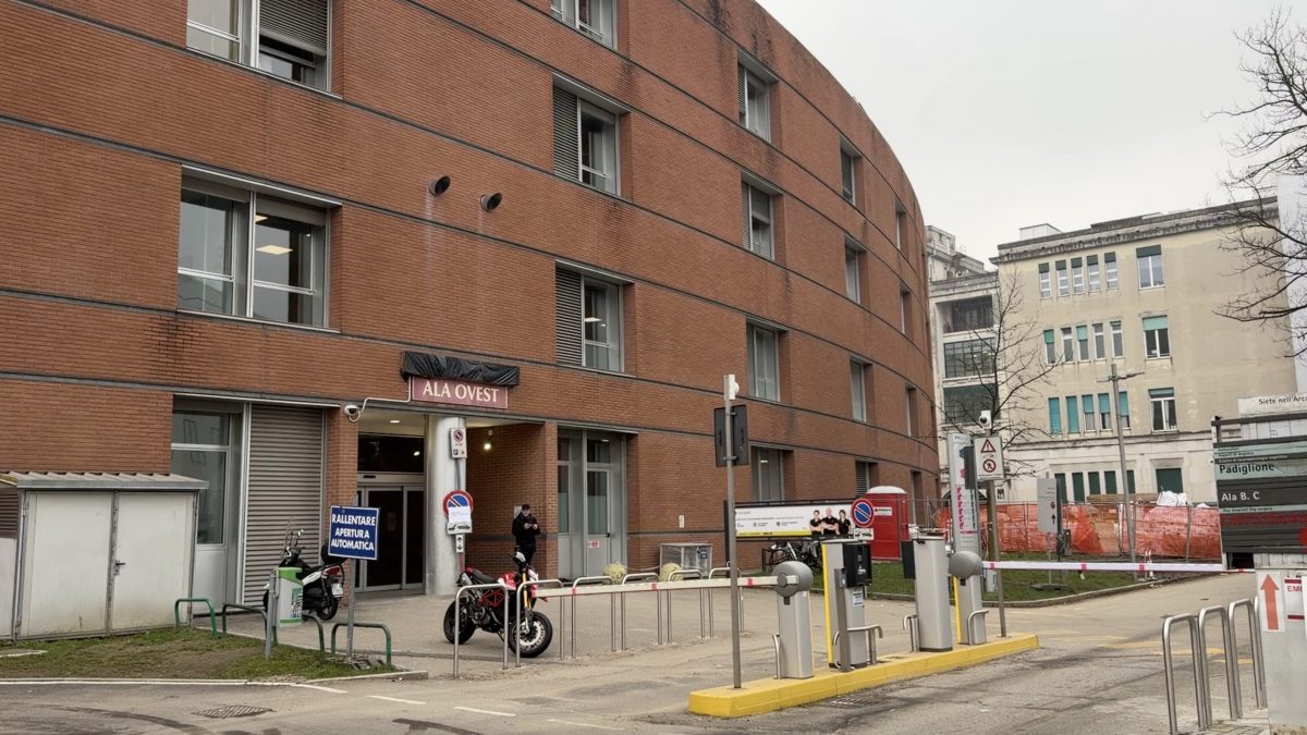 L’ala dell’ospedale Niguarda dove sono ricoverati i superstiti di Crans–Montana