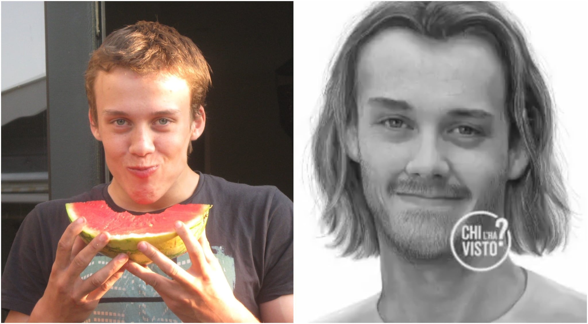 Da sinistra, Sidney Lute in una vecchia foto; come potrebbe apparire oggi.