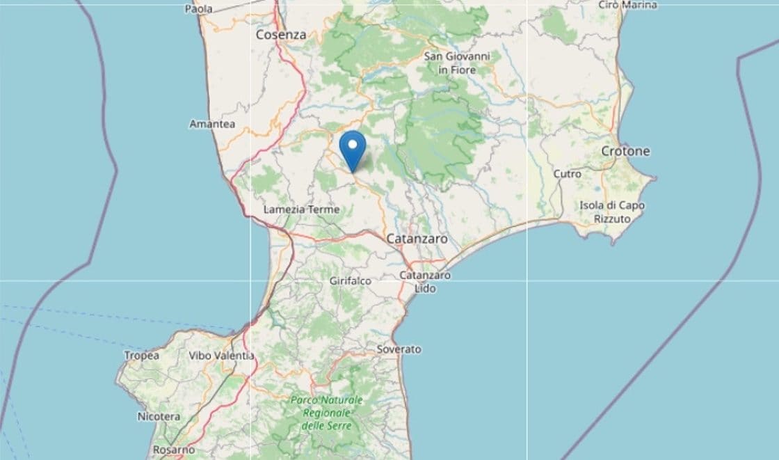 Terremoto oggi a Catanzaro, scossa di magnitudo 3.8 con epicentro a Serrastretta: evacuati uffici e scuole