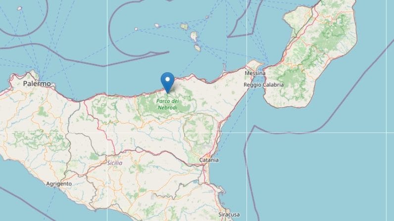Terremoto oggi a Messina, scossa di magnitudo 4 con epicentro a Militello Rosmarino: avvertita fino a Catania