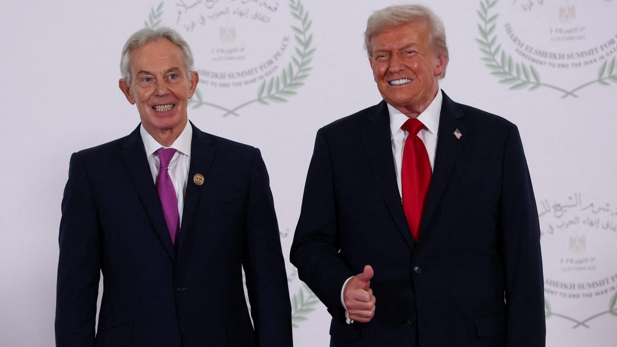 Tony Blair e Donald Trump