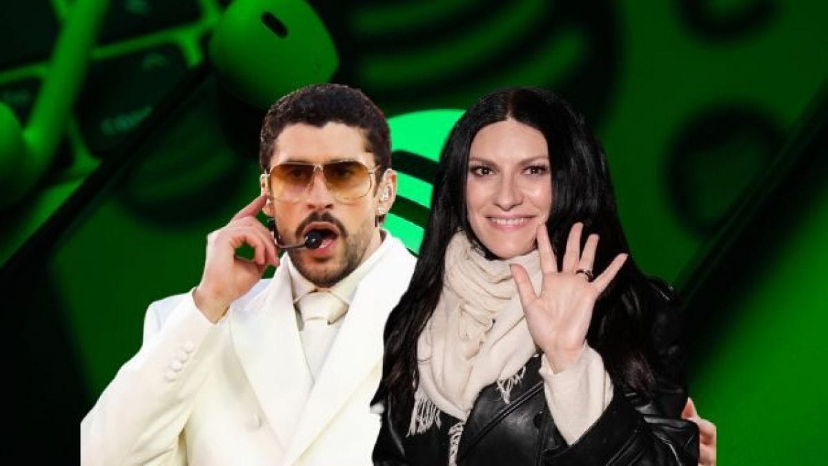 Bad Bunny e Laura Pausini picco su Spotify