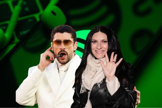 L'esplosione streaming di Bad Bunny e Laura Pausini dopo Super Bowl e Milano-Cortina: oltre 100% per i due artisti