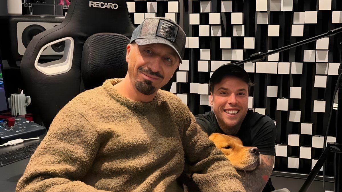 Luca Jurman e Fedez, via Facebook