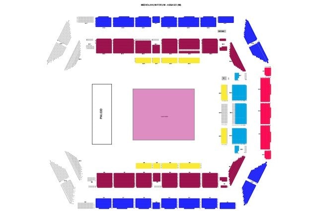 Mappa del concerto di Kid Yugi a Milano