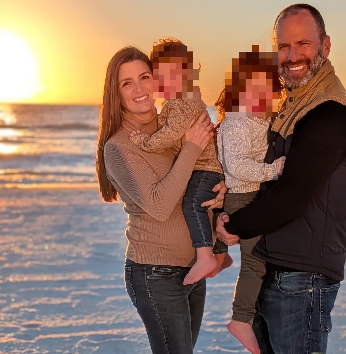 Regan Cole–Graham con la famiglia