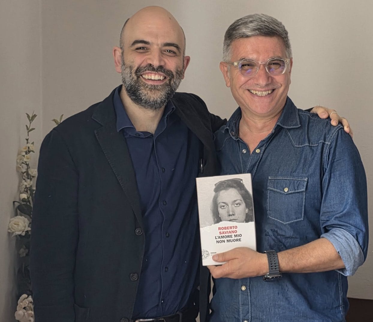 Roberto Saviano ed Enzo Infantino.