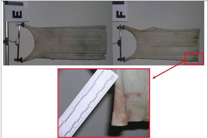 Le canottiere trovate nel canale