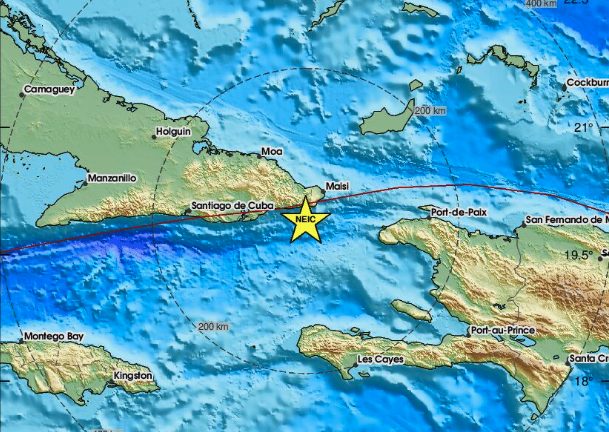 Terremoto oggi a Cuba, scossa di magnitudo 5.5 vicino Guantanamo: in corso le verifiche dei danni