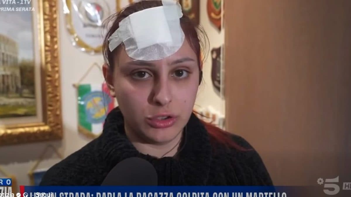 Noemi, screen della trasmissione "Dentro la notizia"