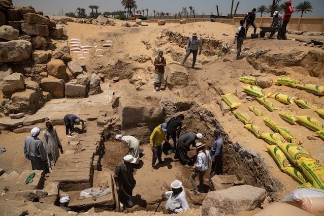 Riemerge dalle sabbie d’Egitto il tempio a valle del faraone Nyuserra: "Parte del santuario del dio Sole"