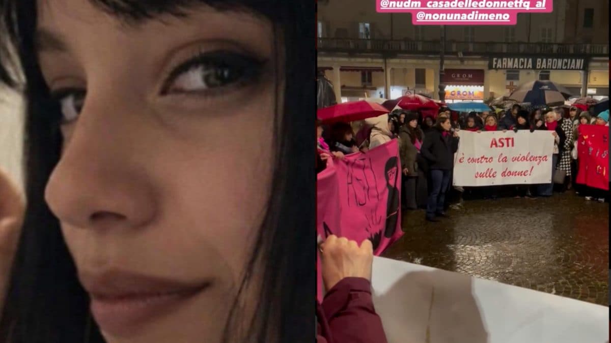La manifestazione di Non Una di Meno per Zoe Trinchero