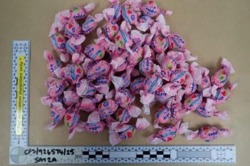 Le caramelle sequestrate