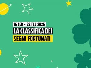 Oroscopo, la classifica dei segni più fortunati della settimana dal 16 al 22 febbraio 2026: Cancro e Pesci teneroni