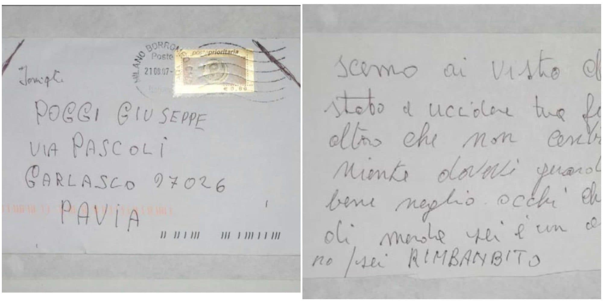 Il biglietto sulla tomba di Chiara Poggi e la lettera anonima a casa: "Dovevi guardarlo bene negli occhi"