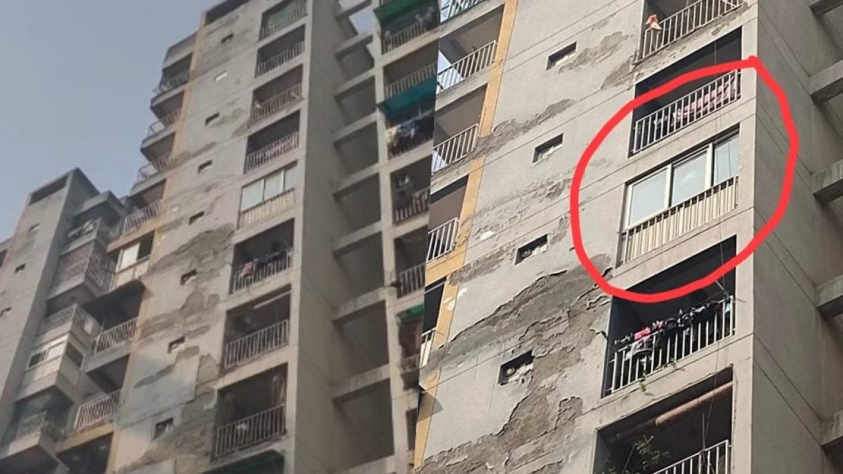 L’appartamento nel palazzo dove vivevano le tre sorelline indiane