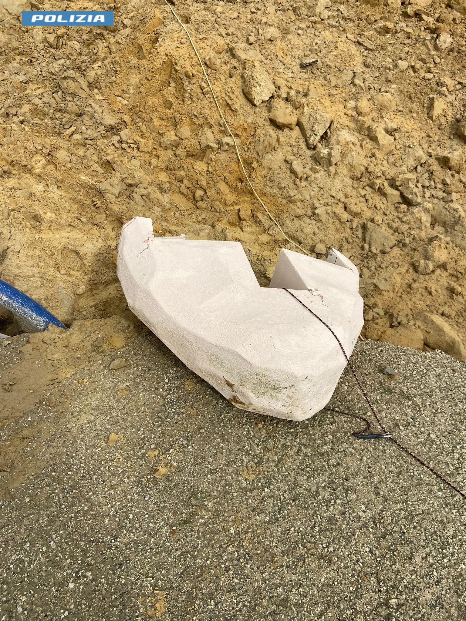 Il recupero della croce simbolo di Niscemi