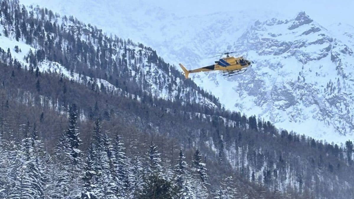 Le operazioni in val di Rhêmes – Foto Facebook di Fulvio Centoz.
