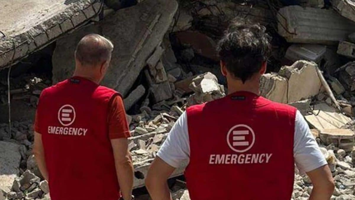 Operatori di Emergency a Gaza