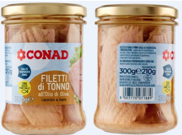 Conad richiama filetti di tonno dai propri supermercati: "Presenza di corpi estranei nel prodotto"