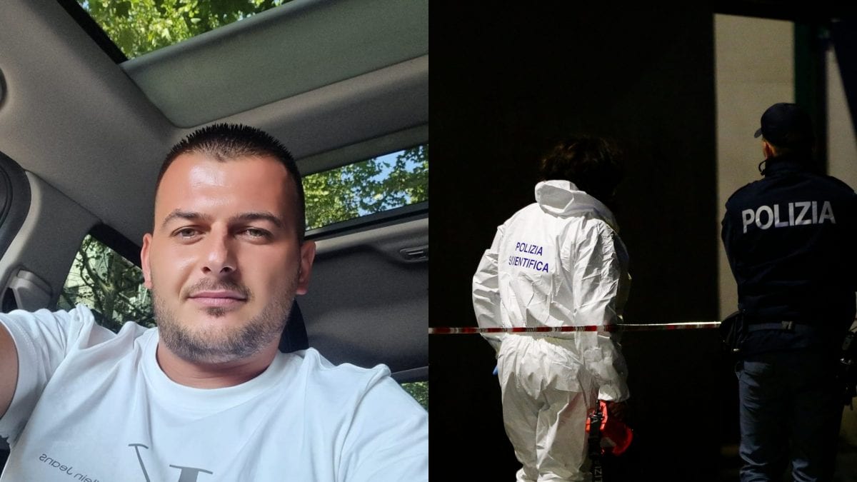 Da sinistra: il 30enne Gjergj Percegaj, vittima dell’omicidio (Foto Facebook); immagine di repertorio.