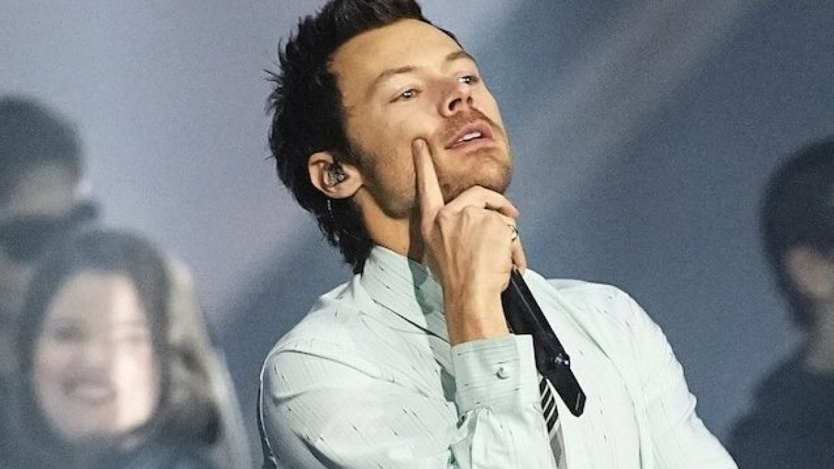 Harry Styles ai Brit Awards – ph Scott A Garfitt:Invision:AP