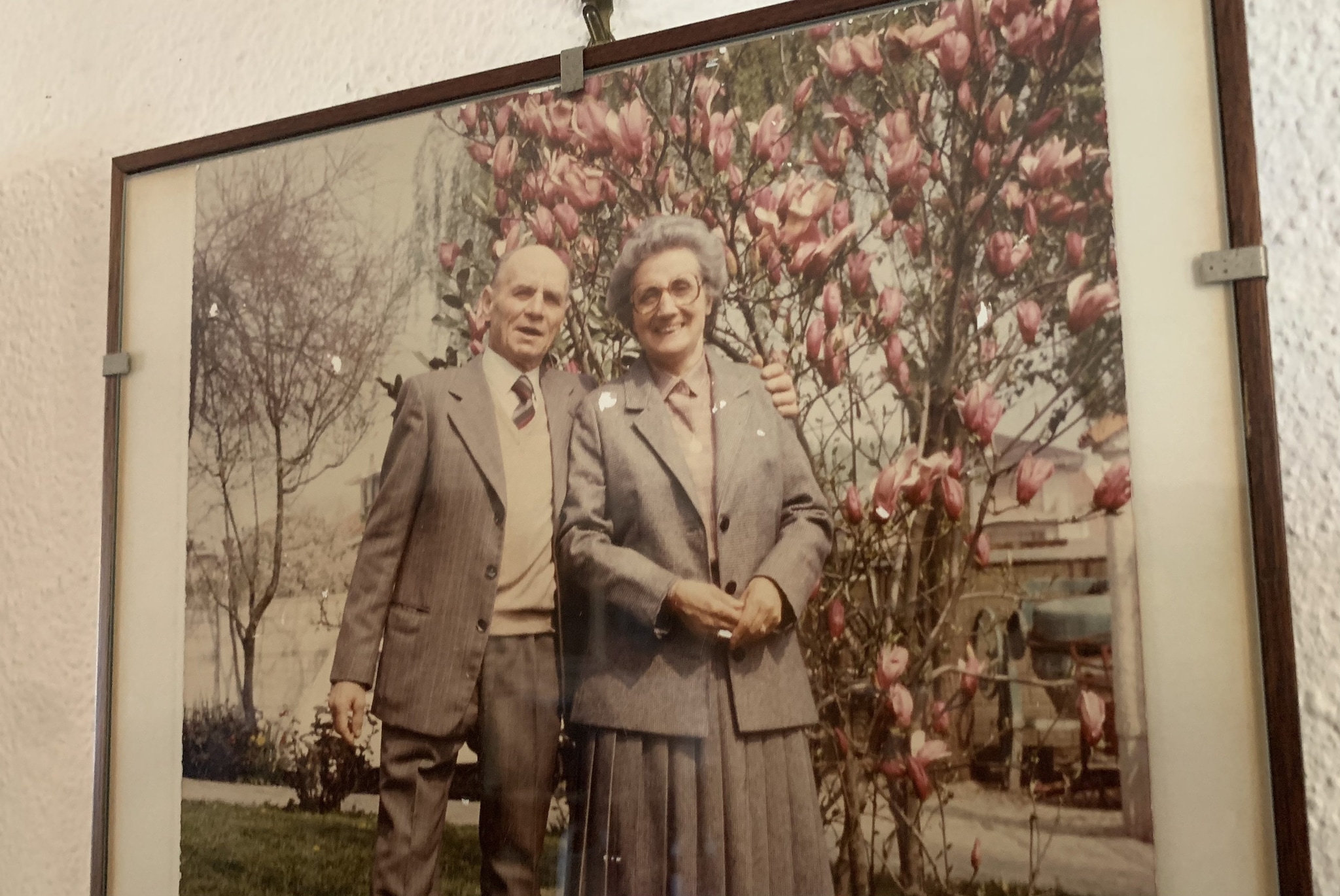 Maria con il marito Pierino