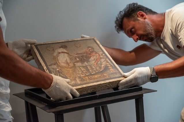 Il mosaico ritrovato e restituito