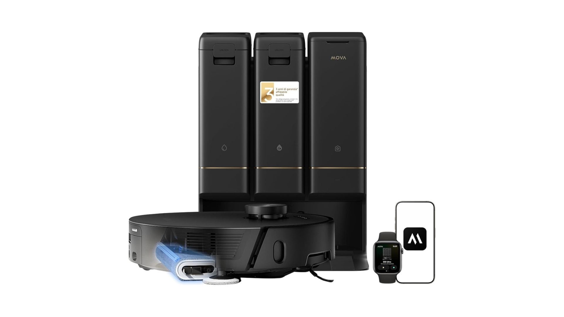 Mova Z50 Ultra robot aspirapolvere e lavapavimenti