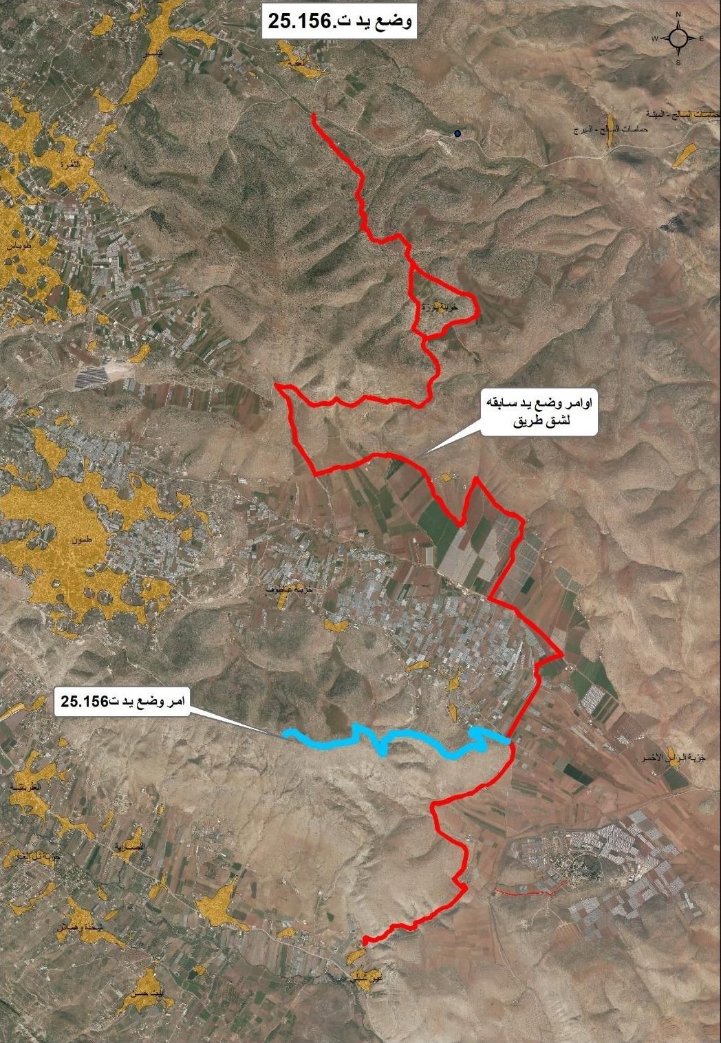 Il progetto dei primi 22 chilometri di muro