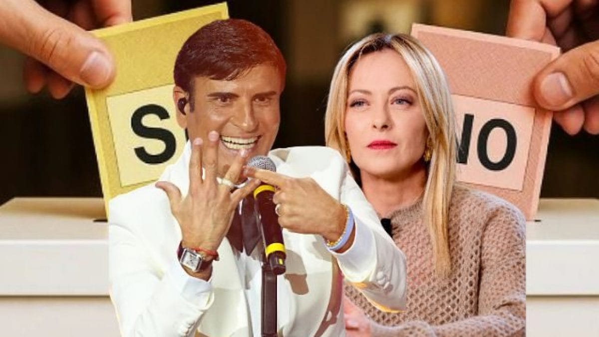 Sal Da Vinci e Giorgia Meloni