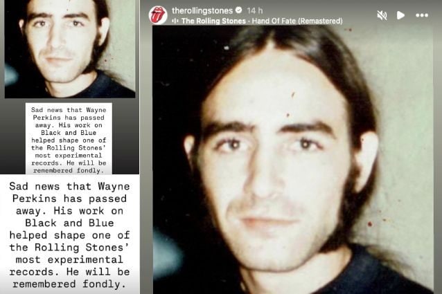 Wayne Perkins ricordato dai Rolling Stones