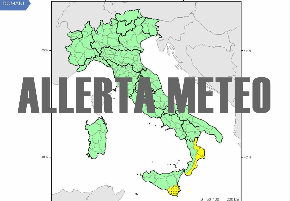 Maltempo, allerta meteo gialla domani 23 marzo per temporali: le regioni colpite