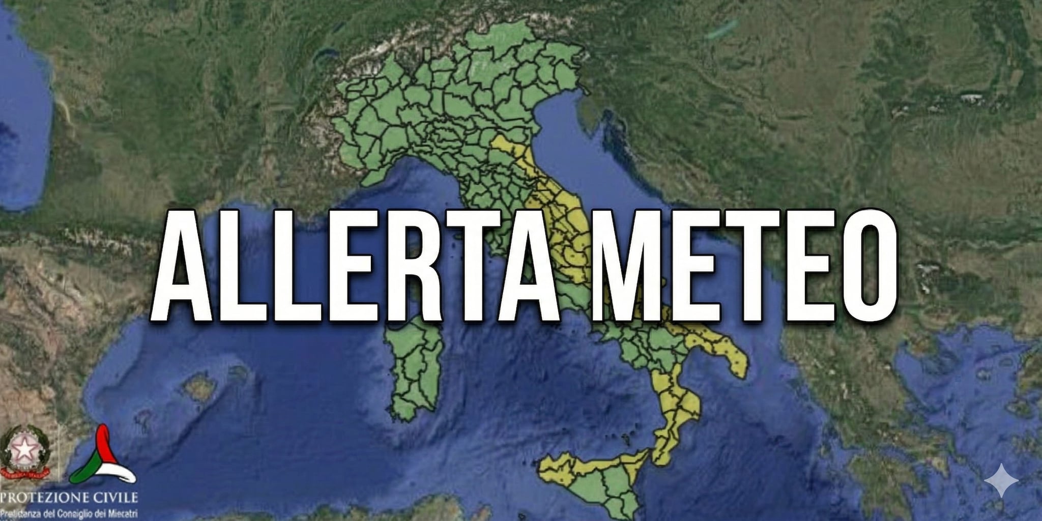 Maltempo, allerta meteo gialla domani 27 marzo per temporali e vento forte: le regioni colpite
