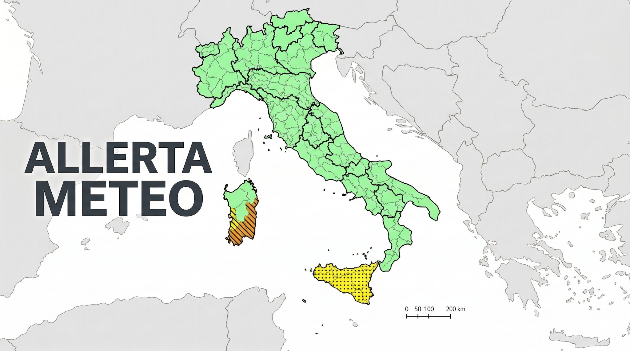 Maltempo, allerta meteo arancione e gialla per temporali oggi 6 marzo: le regioni a rischio
