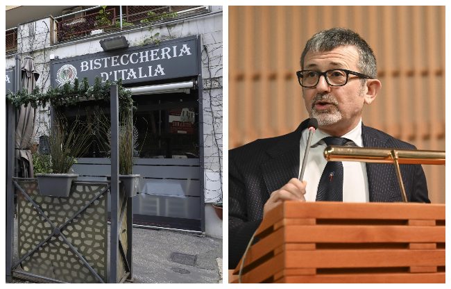 La versione di Delmastro smentita: Caroccia lavorava nel locale Bisteccheria d'Italia, un video lo dimostra