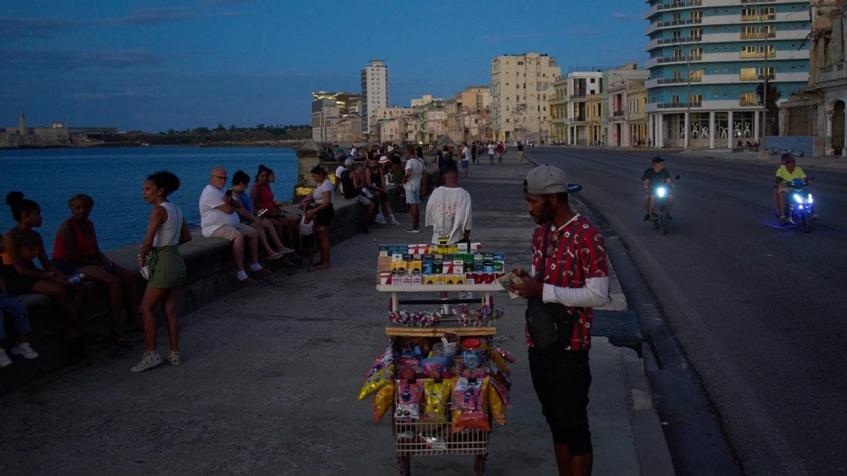 Cuba al buio durante il blackout del 17 marzo