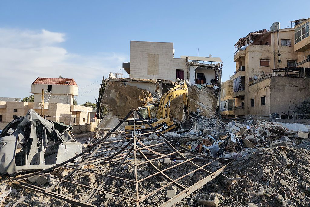 Libano, case distrutte dai raid di Israele