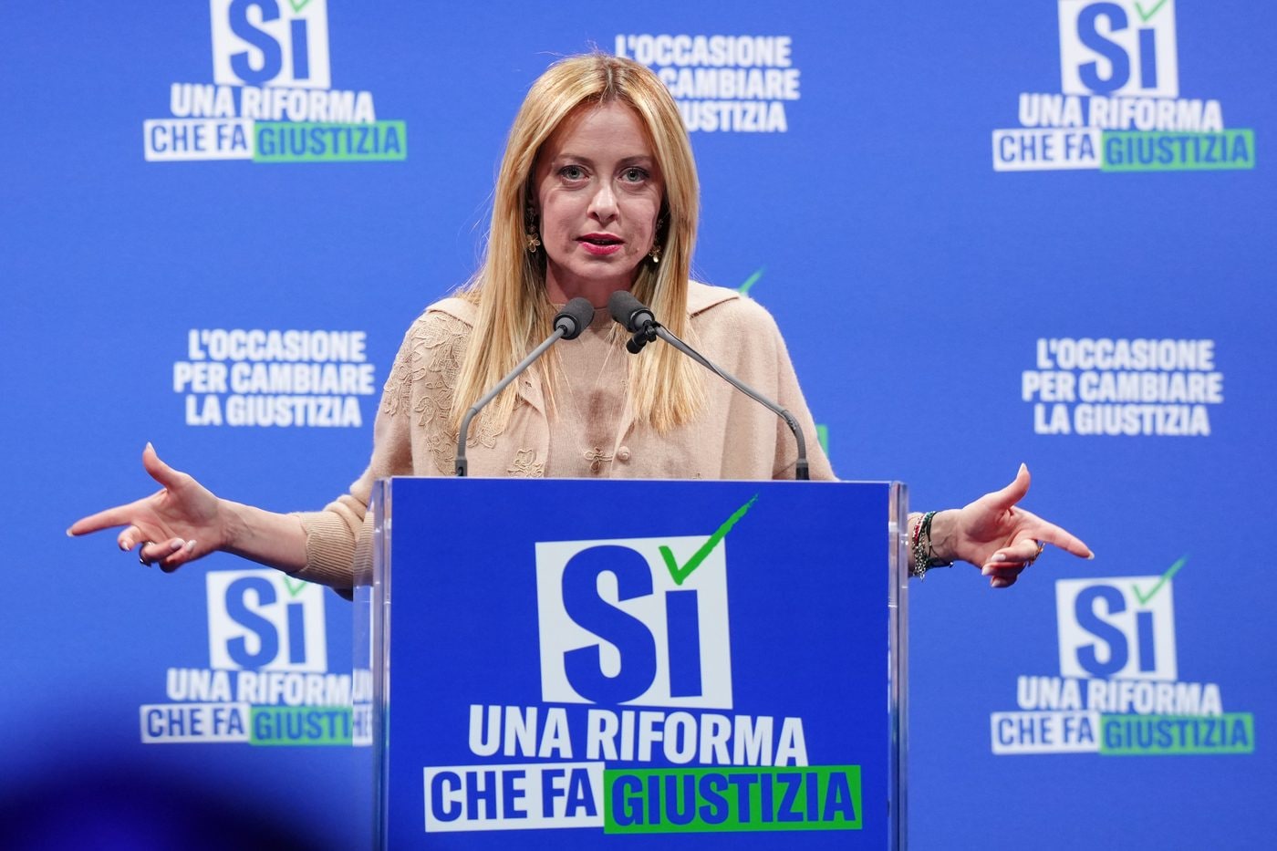Giorgia Meloni da Fedez: la campagna per il referendum sbarca sui podcast