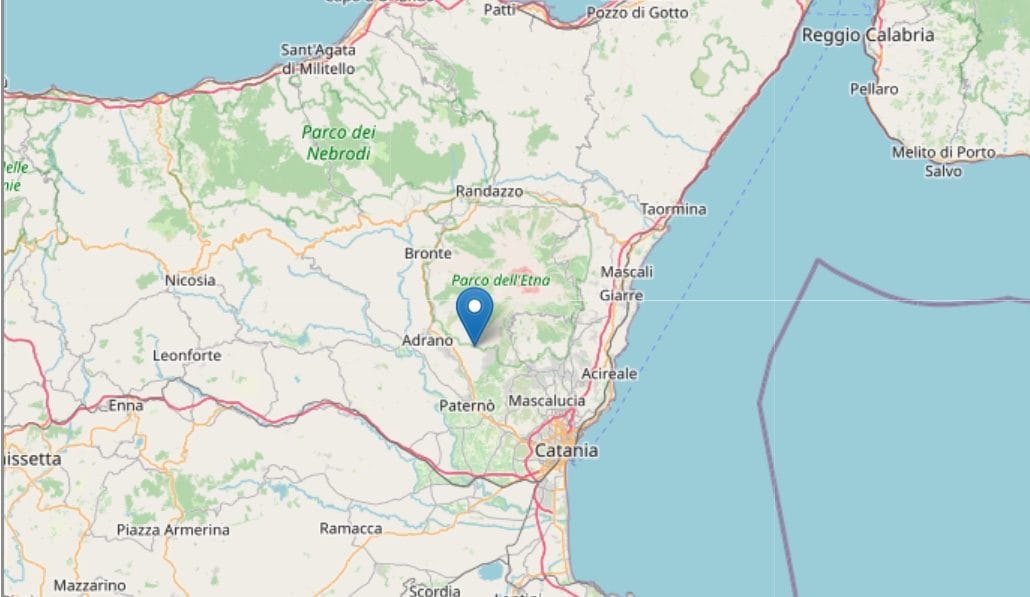 Terremoto oggi a Catania, scossa di magnitudo 4.5 a Ragalna avvertita in tutta la Sicilia