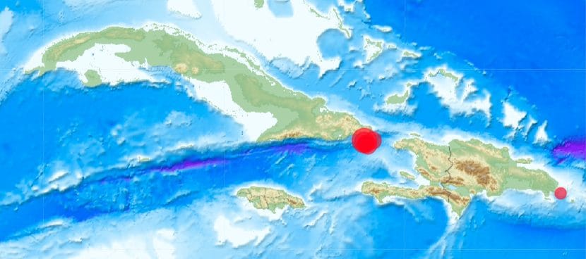 Un terremoto ha colpito Cuba martedì. Fonte: Centro sismologico mediterraneo europeo (EMSC)