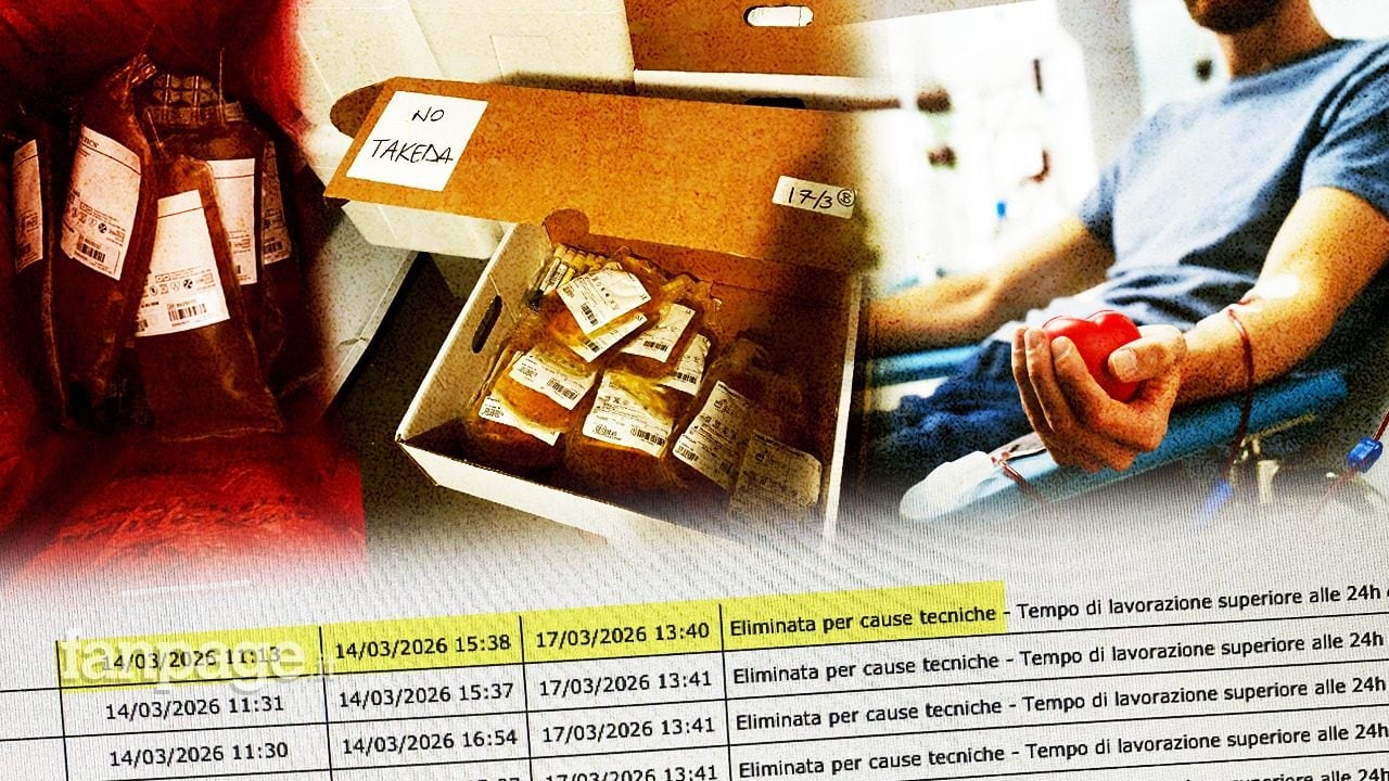 Lo scandalo del sangue nelle Marche: buttati 6 quintali di plasma, ingannati migliaia di donatori