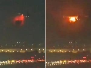 Il motore dell’aereo scoppia in volo: paura per i 300 passeggeri a bordo. Il video dell’esplosione