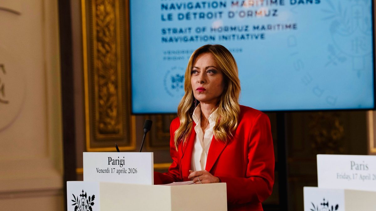 Giorgia Meloni al vertice dei Volenterosi