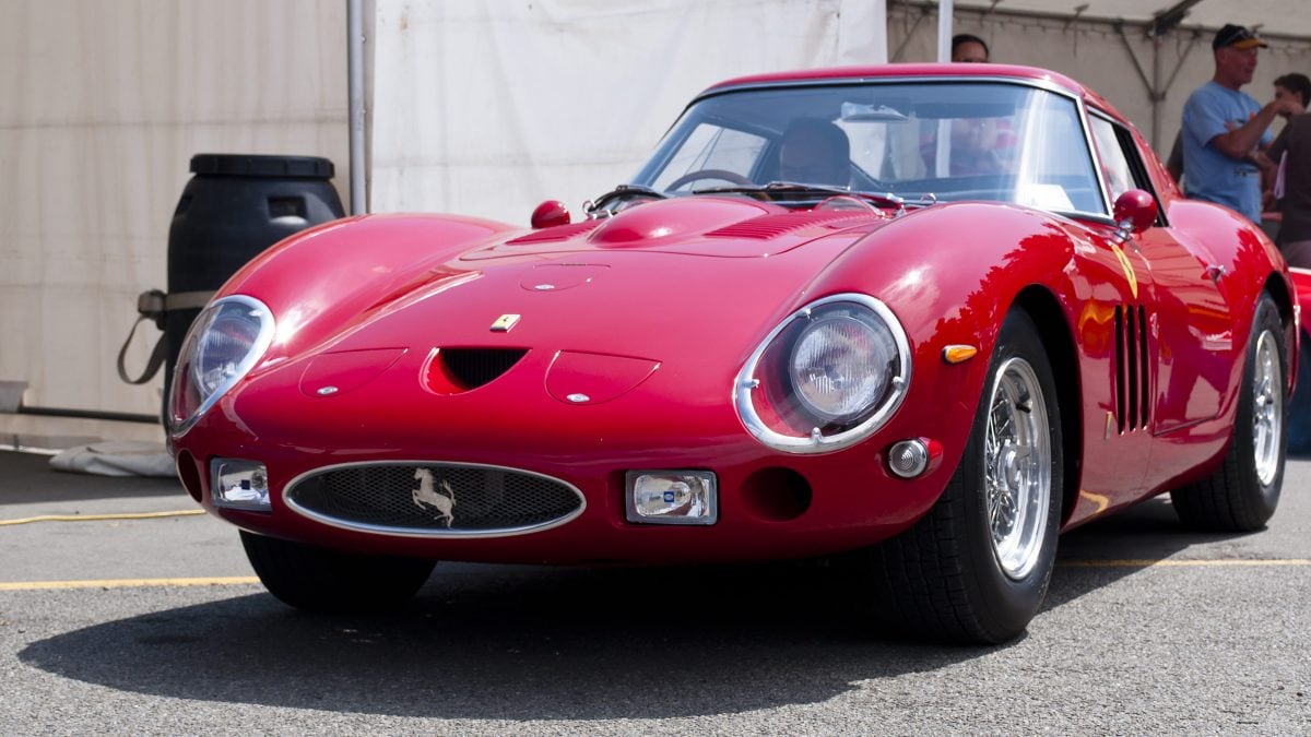 Una Ferrari 250 GTO dal 1963