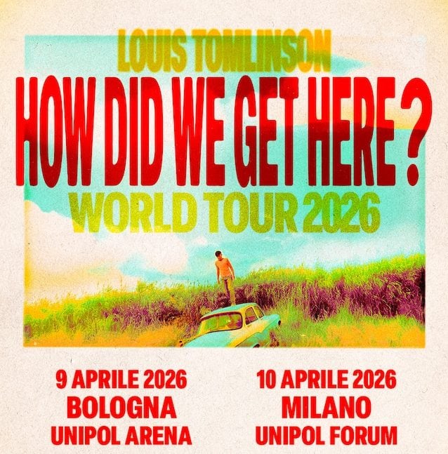 Manifesto del tour in Italia di Louis Tomlinson